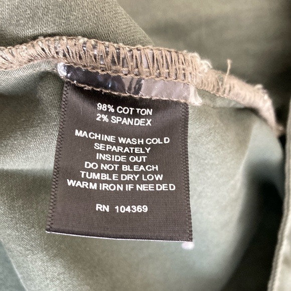 Signatures Studio olive denim jacket - Picture 10 of 10